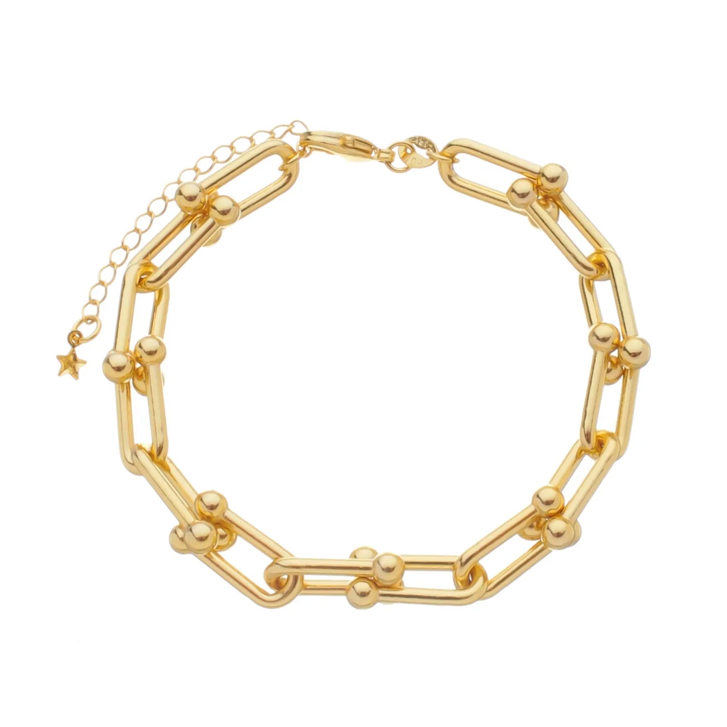 Pulseira-Dourada-Corrente-Elos-Largos