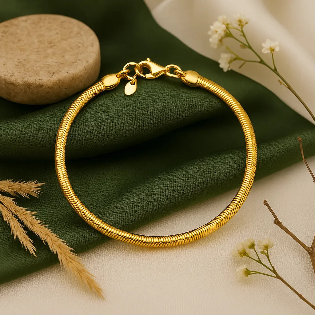 Pulseira Dourada Rabo de Rato